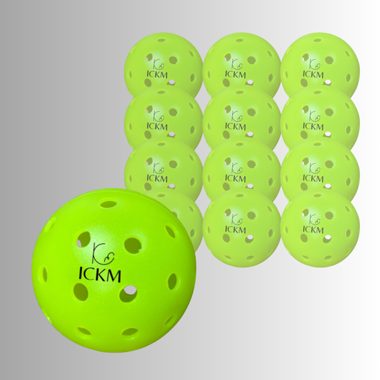 ICKM 12 Outdoor Pickleball Balls