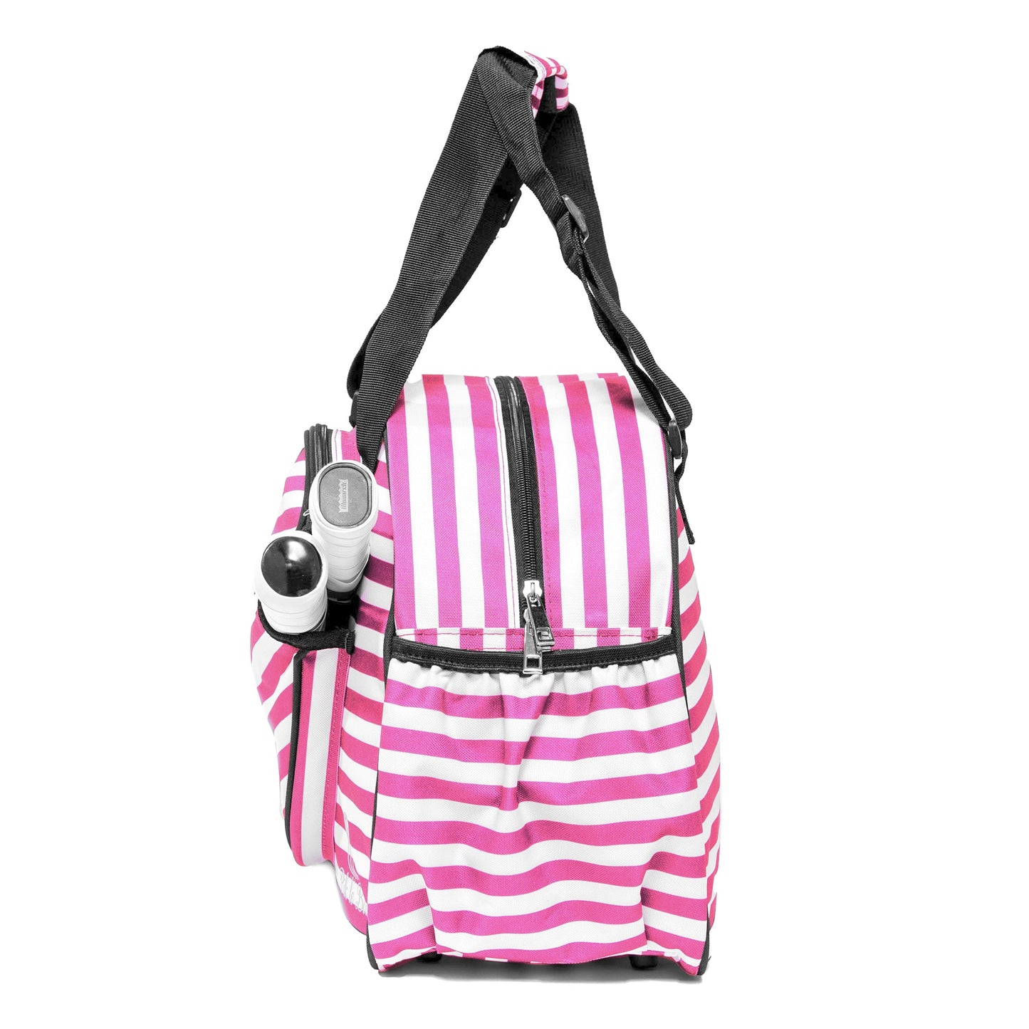 Pik'le'Ball - Stylish Stripe Pink Premium Tote Bag