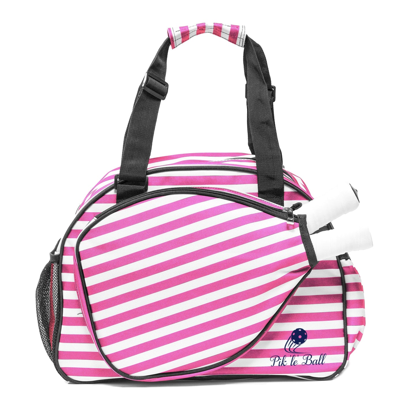 Pik'le'Ball - Stylish Stripe Pink Premium Tote Bag