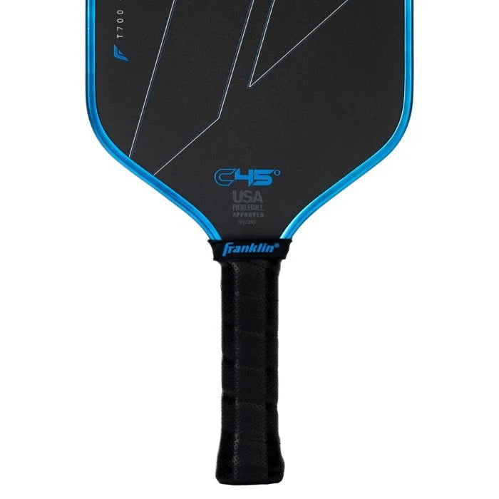 Franklin C45° Carbon Fiber Paddle - 14mm - Blue Pickleball Paddle