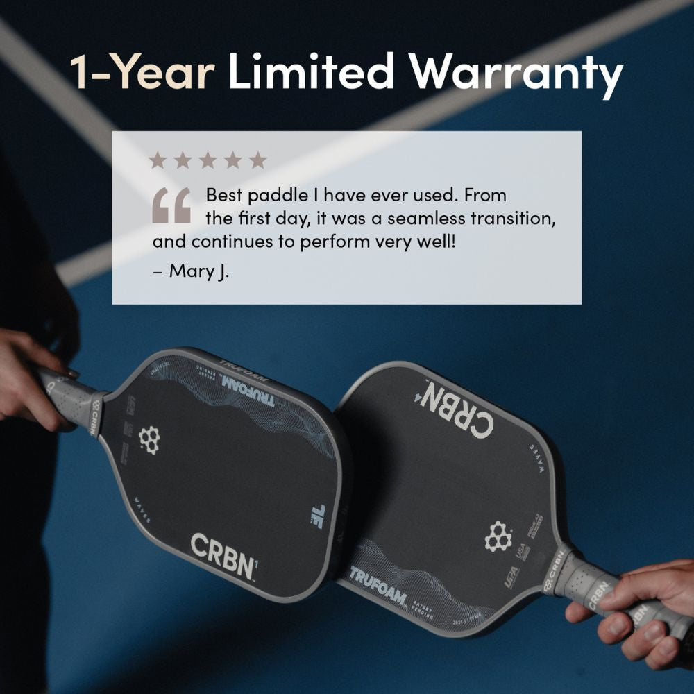 CRBN TruFoam Waves 1 Elongated Pickleball Paddle