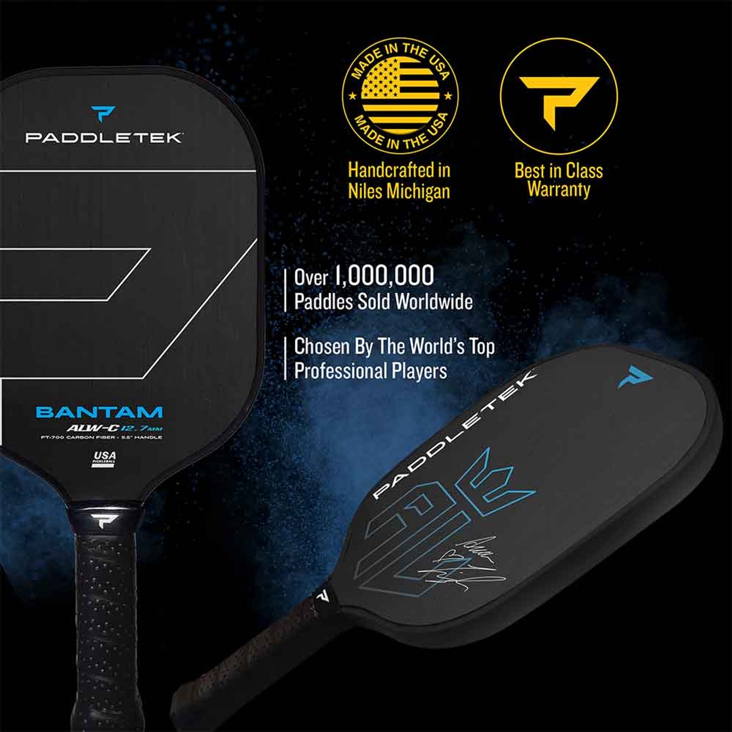 Paddletek Bantam ALW-C 12.7mm Pickleball Paddle