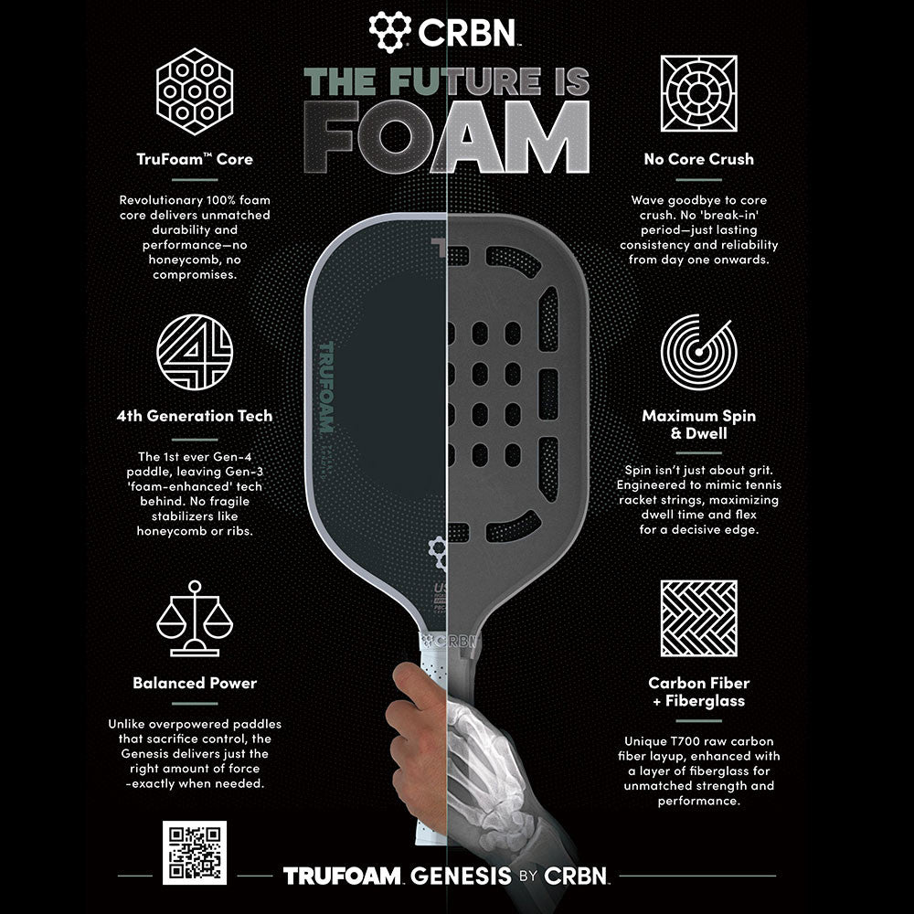 CRBN 1 TruFoam Genesis Pickleball Paddle