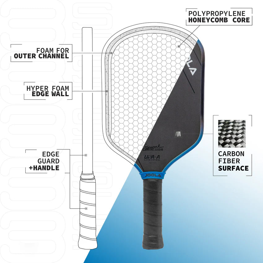 JOOLA Simone Jardim Hyperion 3S 16mm Pickleball Paddle