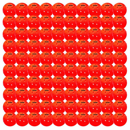 Franklin X-40 Outdoor Pickleballs – 100 Pack (Ember)