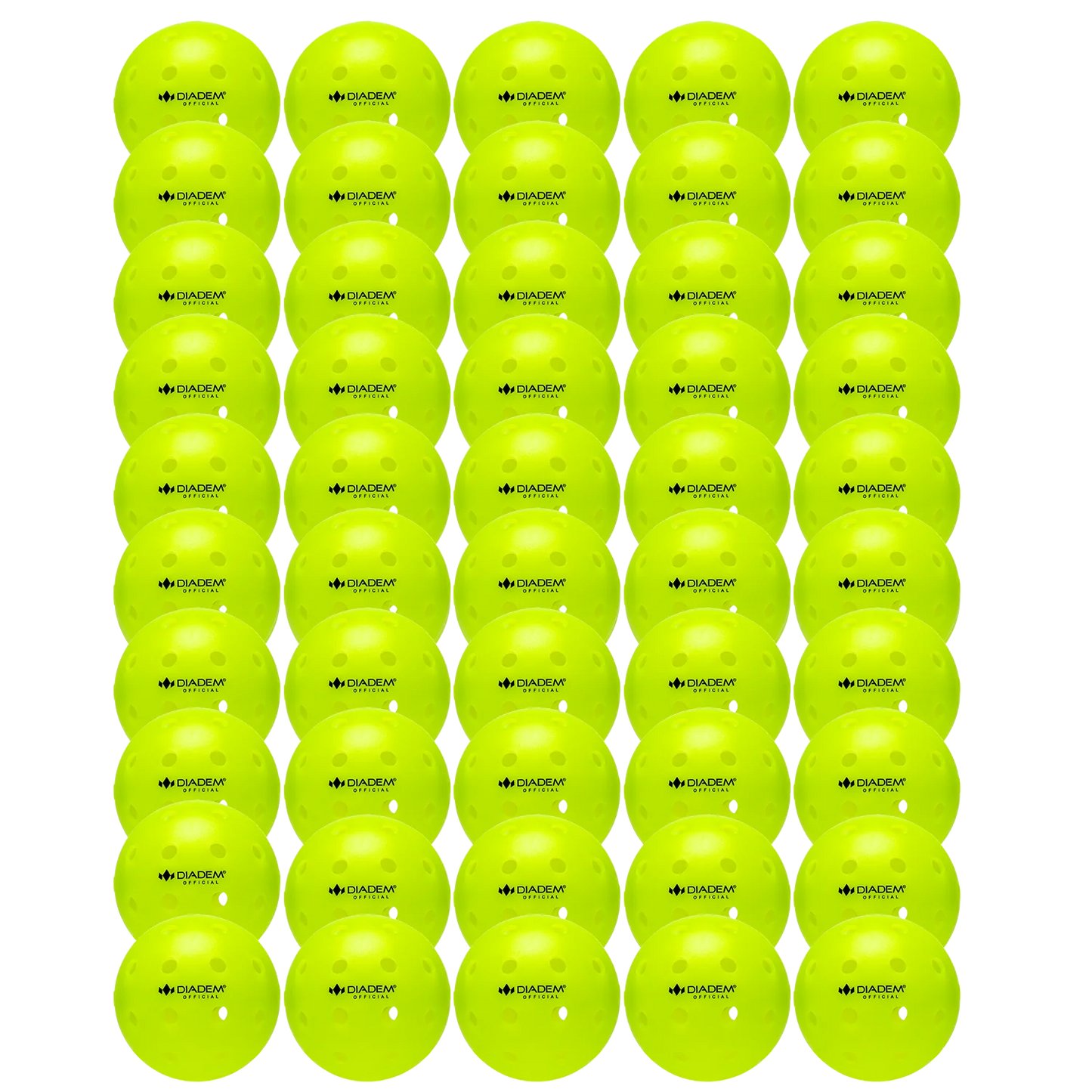 Diadem 'The Official' Premier Power Pickleball - 50 Pack