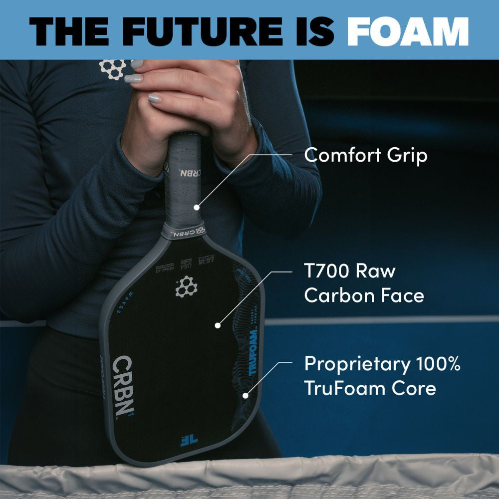 CRBN TruFoam Waves 2 Square Pickleball Paddle