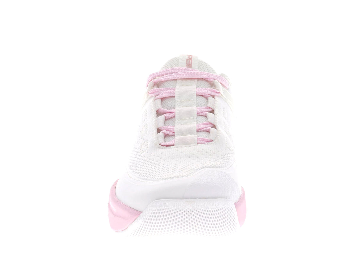 PB5star Court2 Women's Pickleball Court Shoe - White-Powder Pink
