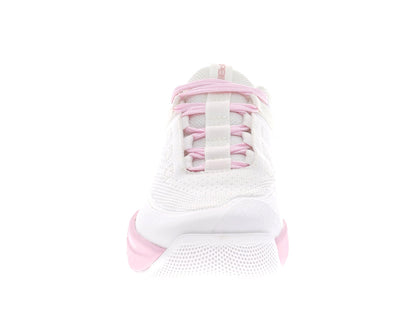 PB5star Court2 Women's Pickleball Court Shoe - White-Powder Pink