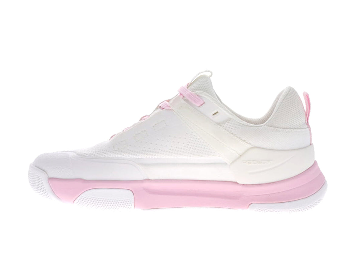 PB5star Court2 Women's Pickleball Court Shoe - White-Powder Pink