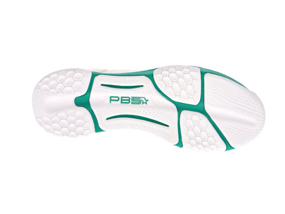 PB5star Court2 Men's Pickleball Court Shoe - White-Jade