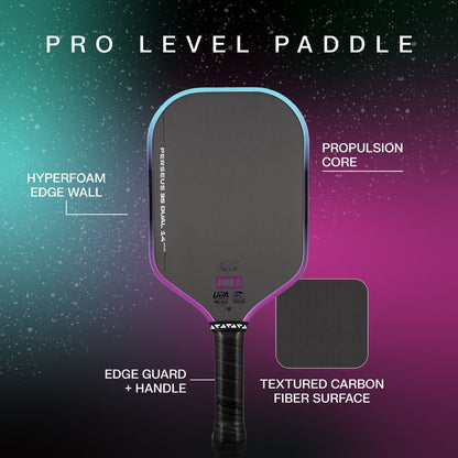 JOOLA Perseus Pro 3S Dual 14mm Pickleball Paddle