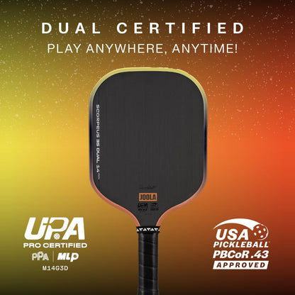 JOOLA Scorpeus Pro 3S Dual 14mm Pickleball Paddle