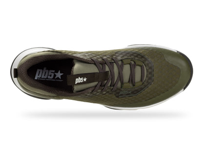 PB5star Axis Men's Pickleball Court Shoe - Olive Multi