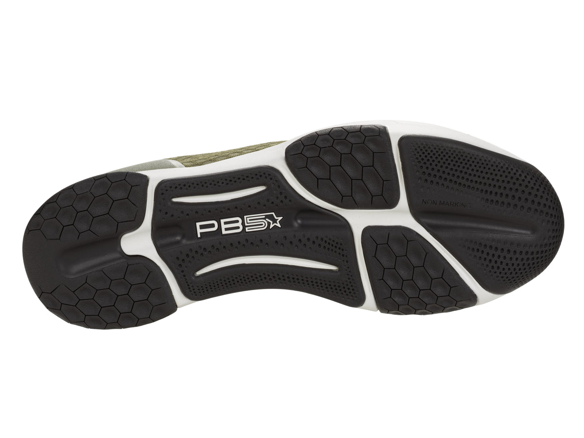 PB5star Axis Men's Pickleball Court Shoe - Olive Multi