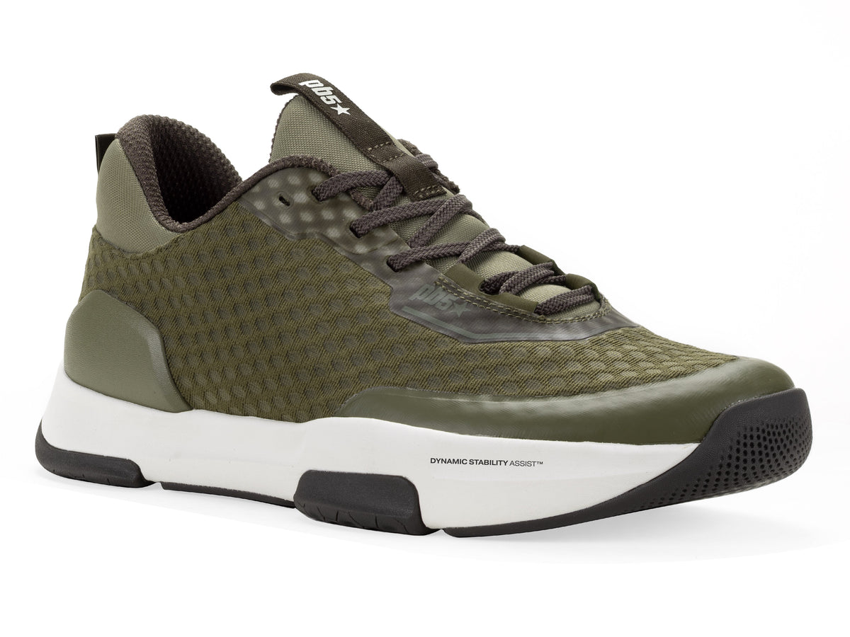 PB5star Axis Men's Pickleball Court Shoe - Olive Multi