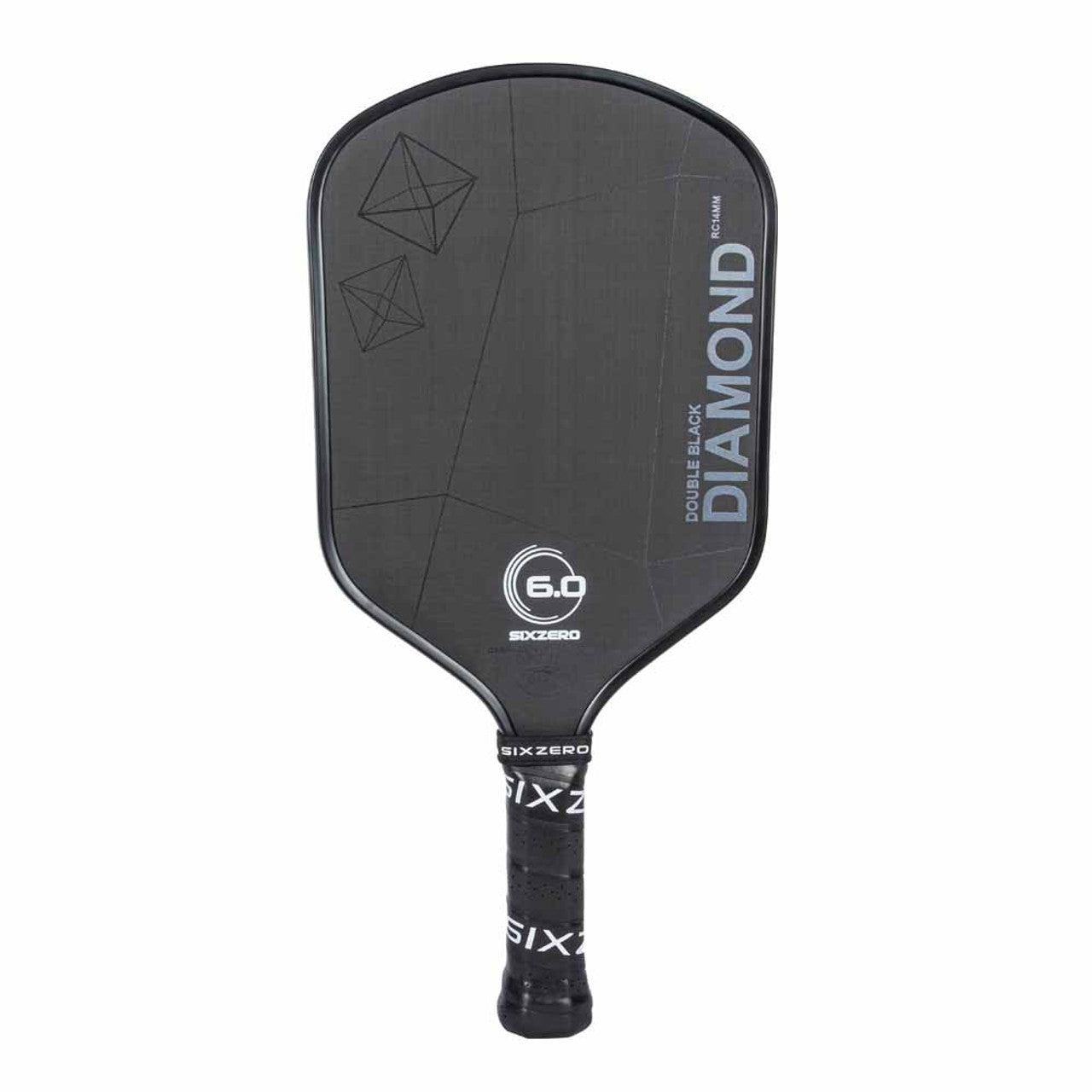 Six Zero Double Black Diamond Control 14mm Pickleball Paddle