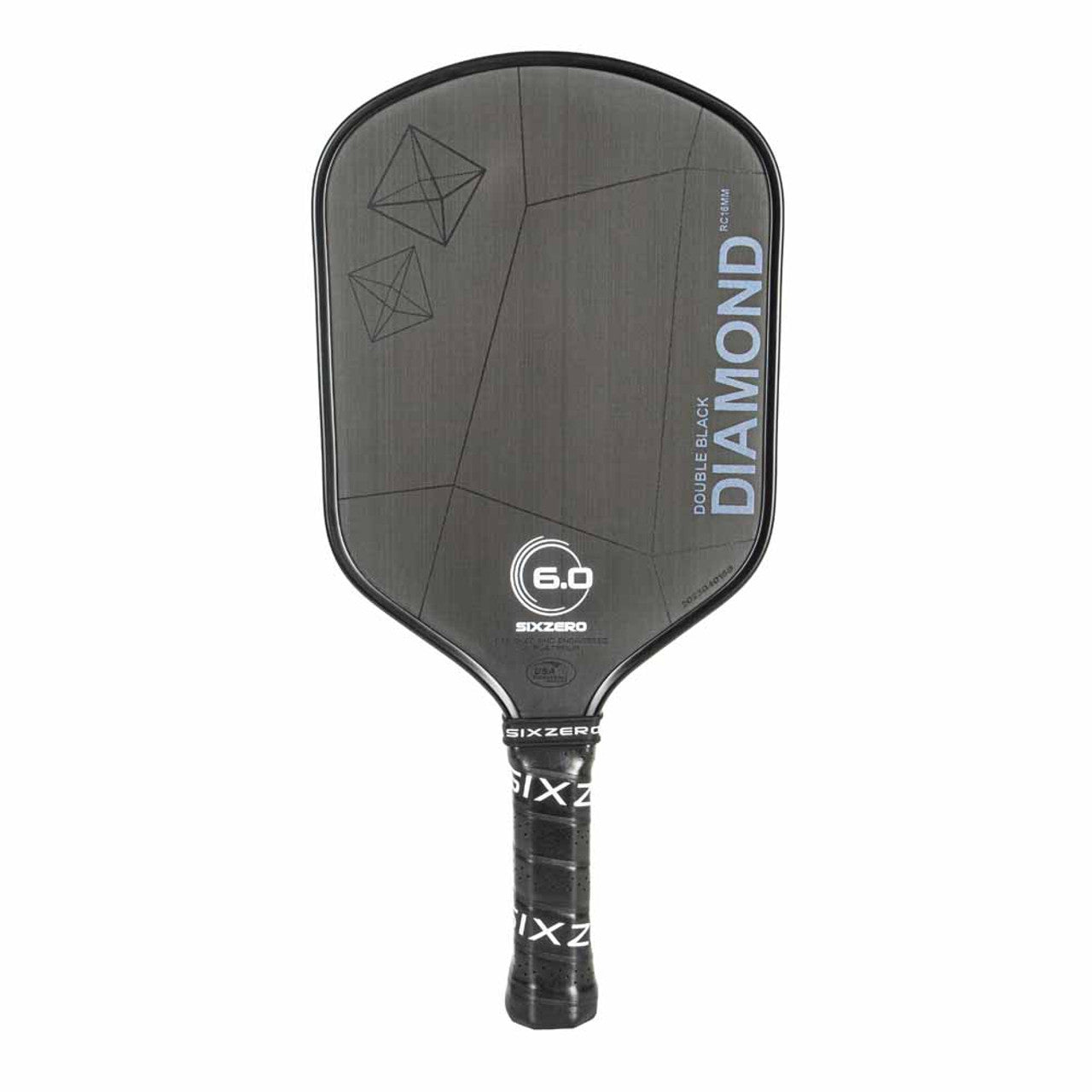 Six Zero Double Black Diamond Control 16mm Pickleball Paddle