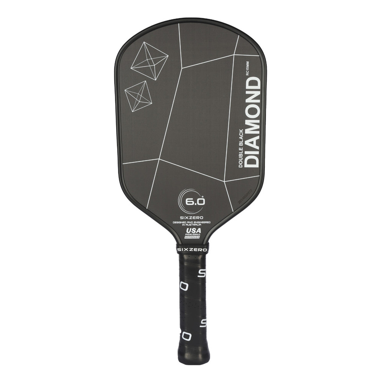 Six Zero Double Black Diamond Elongated Pickleball Paddle