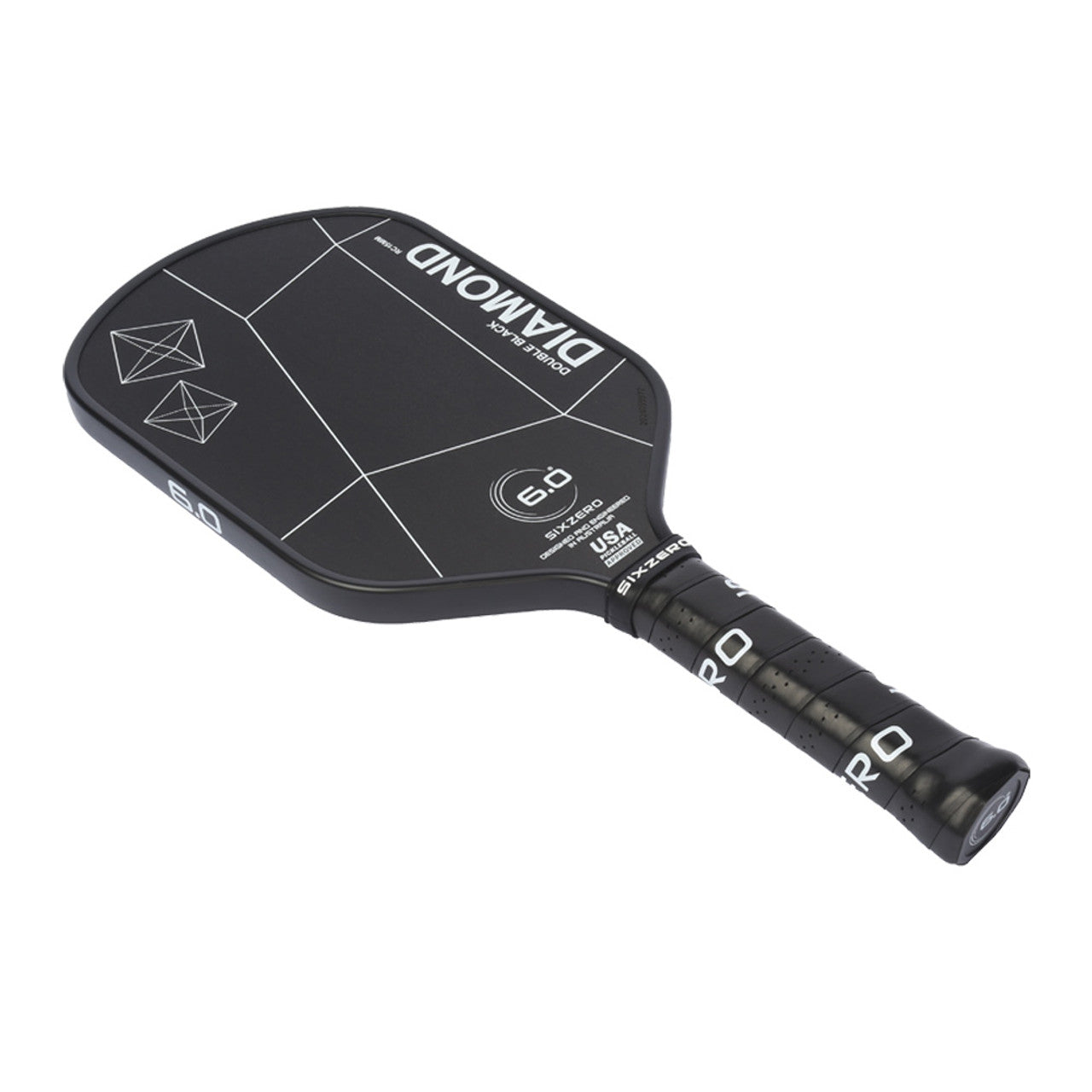 Six Zero Double Black Diamond Elongated Pickleball Paddle