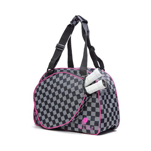 Pik'le'Ball - Checkered Chic Black Premium Tote Bag