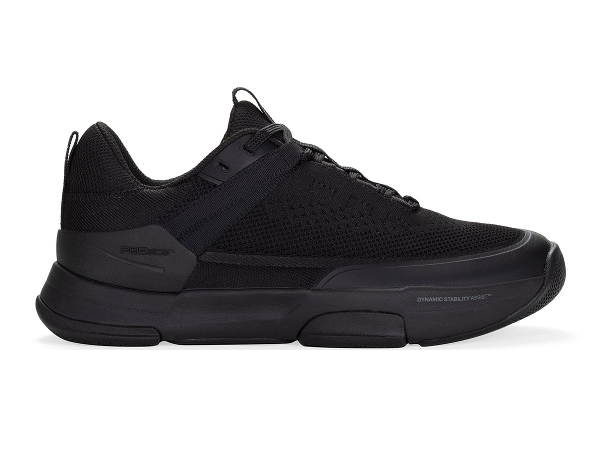 PB5star Court2 Women's Pickleball Court Shoe - Black-Black