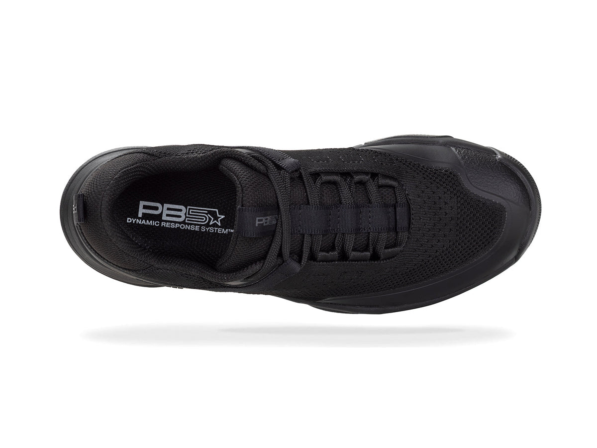 PB5star Court2 Women's Pickleball Court Shoe - Black-Black
