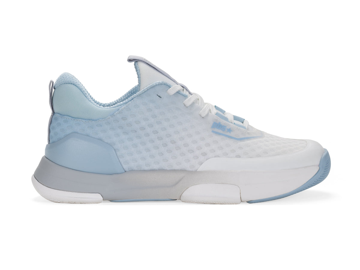 PB5star Axis Women's Pickleball Court Shoe - Lt. Blue Multi
