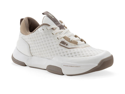 PB5star Axis Women's Pickleball Court Shoe - Soft White Multi