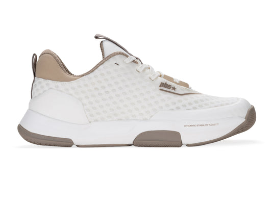 PB5star Axis Women's Pickleball Court Shoe - Soft White Multi