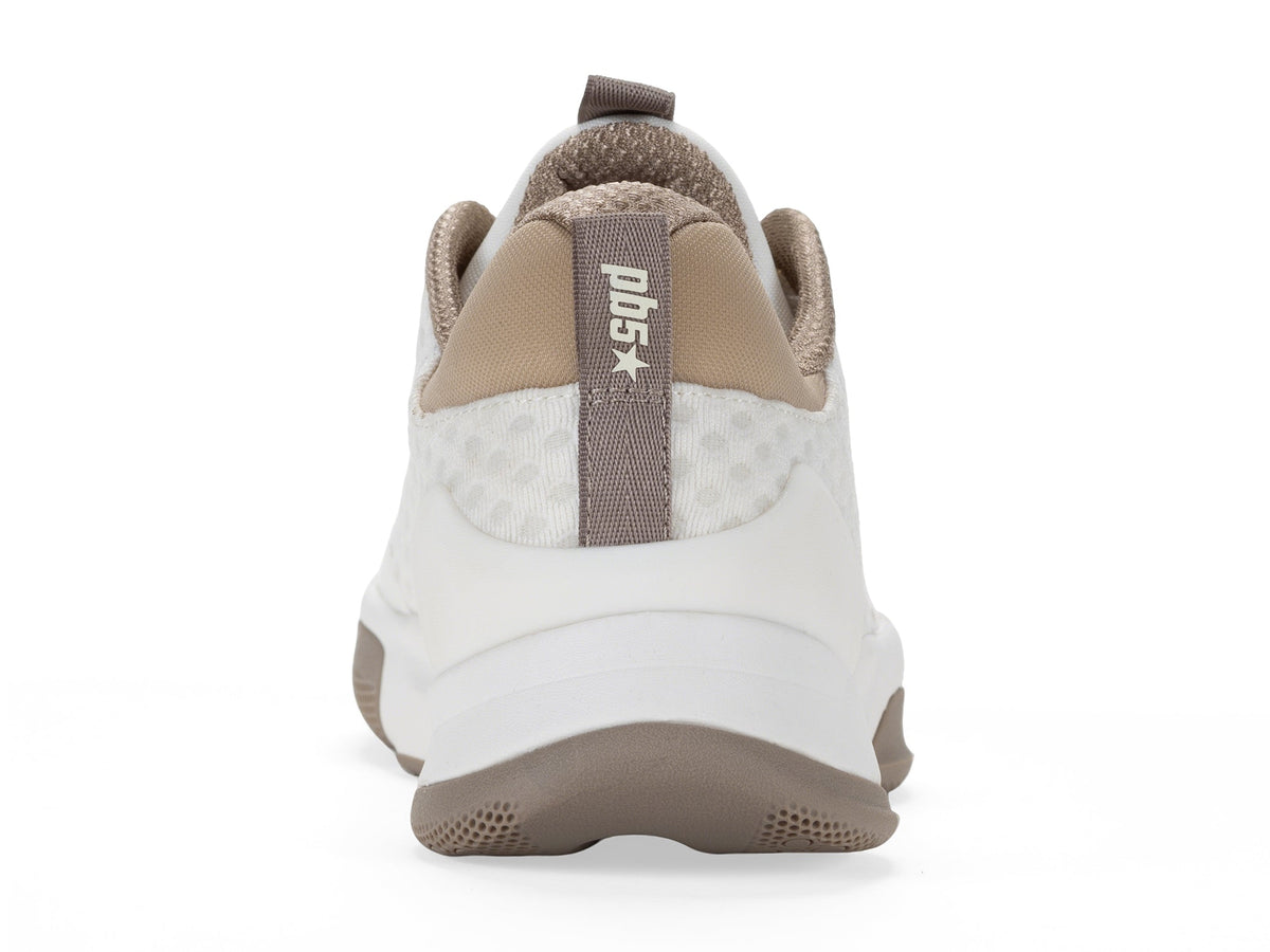 PB5star Axis Women's Pickleball Court Shoe - Soft White Multi