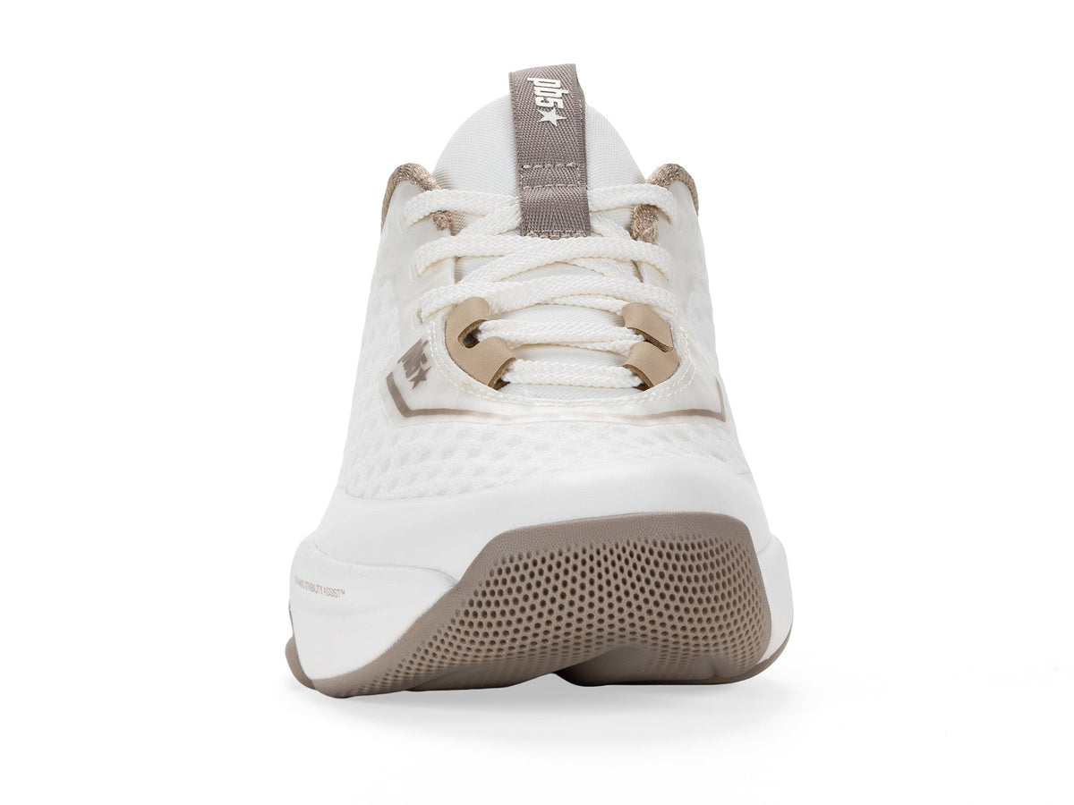 PB5star Axis Women's Pickleball Court Shoe - Soft White Multi