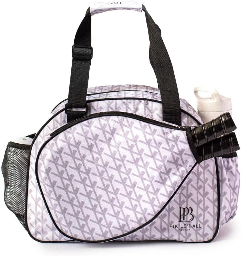 Pik'le'Ball - Court Couture White Premium Tote Bag