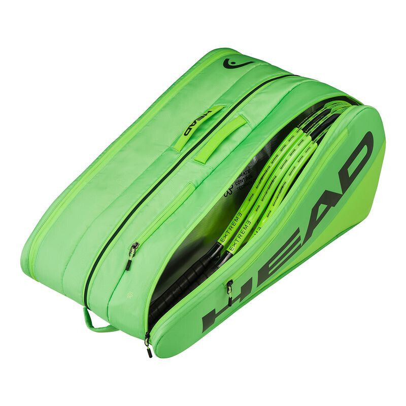 HEAD Tour 12-Racquet Bag XL (2026) (Sharp Green/Zverev line)
