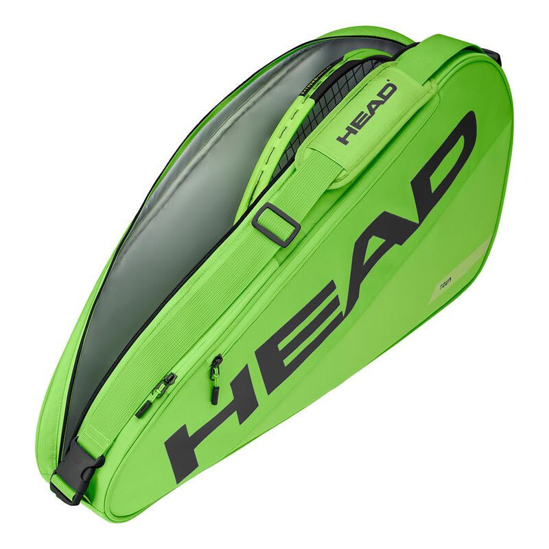 HEAD Tour 3-Racquet Bag S (2026) (Sharp Green/Zverev line)