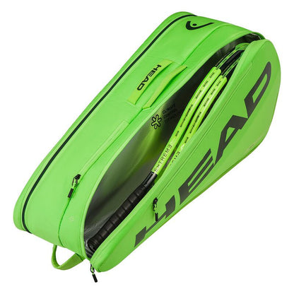 HEAD Tour 6-Racquet Bag M (2026) (Sharp Green/Zverev line)