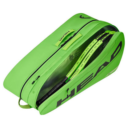 HEAD Tour 9-Racquet Bag L (2026) (Sharp Green/Zverev line)