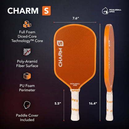 Pickleball Apes Charm S (Hybrid) Pickleball Paddle