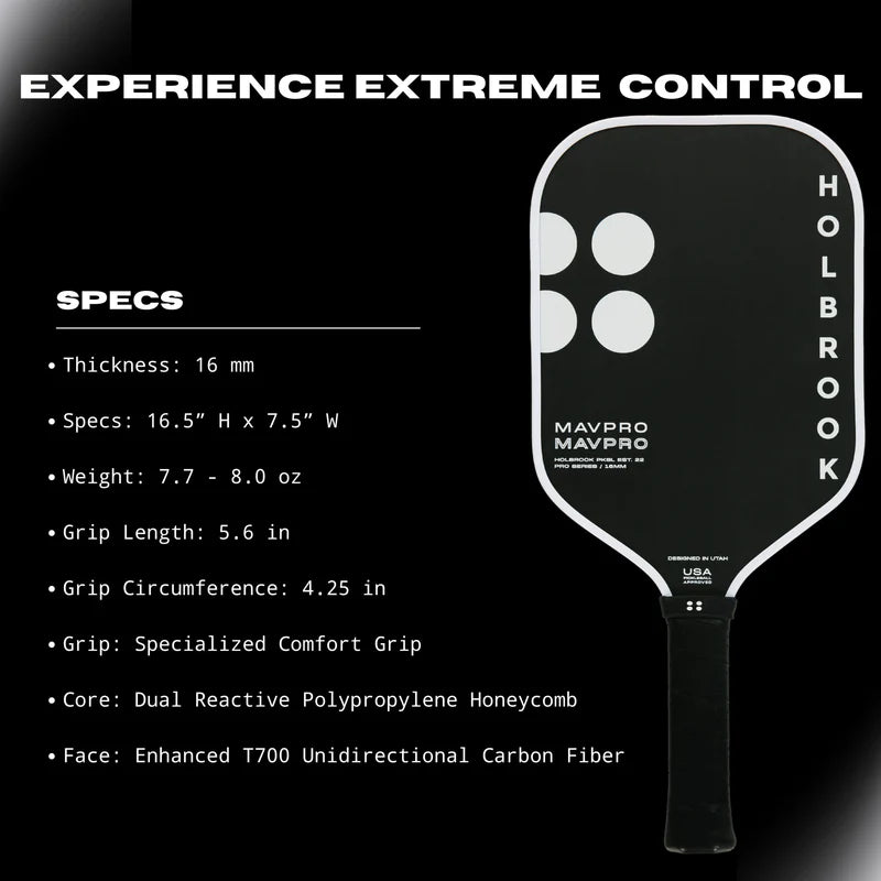 Holbrook Pickleball Mav Pro Paddle