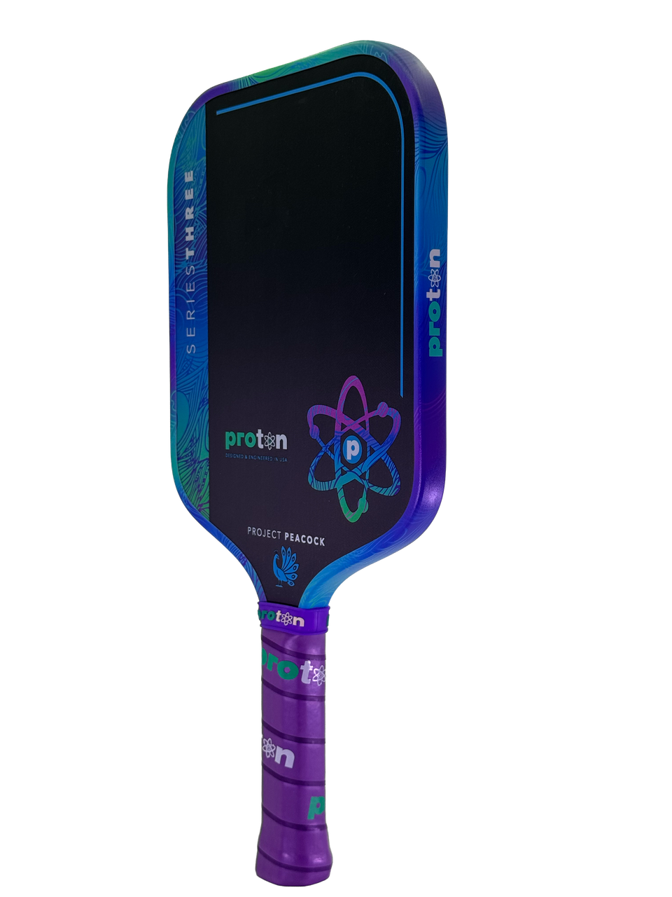 Proton Series Three Project Peacock 13mm Widebody Pickleball Paddle