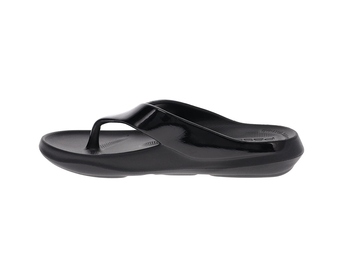 PB5star Après Sport Women's Recovery Flip Flop - Black