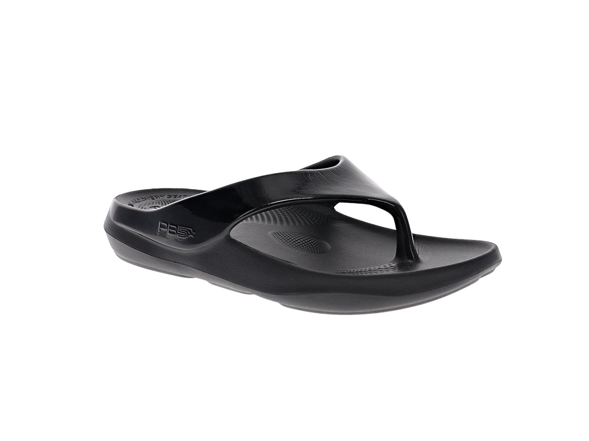 PB5star Après Sport Women's Recovery Flip Flop - Black