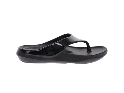 PB5star Après Sport Women's Recovery Flip Flop - Black