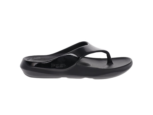 PB5star Après Sport Women's Recovery Flip Flop - Black